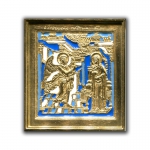 Икона вершковая “Благовещение Богородицы”