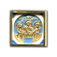 Полувершковая икона “Троица Ветхозаветная”