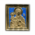 Икона вершковая “Богородица Троеручица”