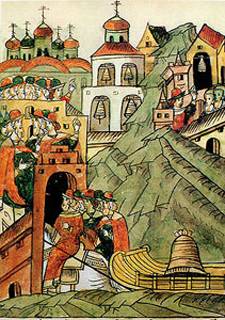 Вывоз новгородского вечевого колокола в Москву в 1478 г.