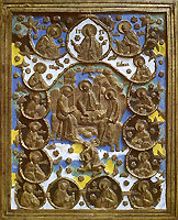 Икона «Троица Ветхозаветная». XIX век