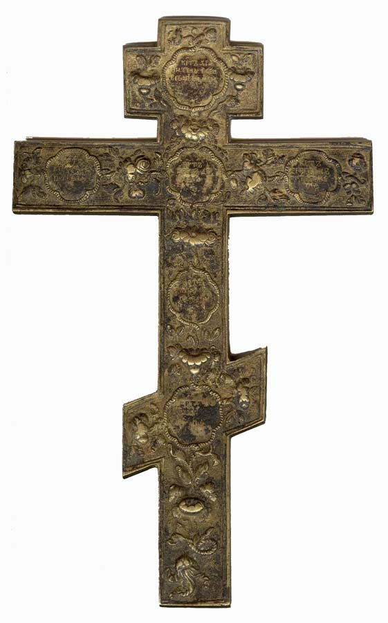 Оборот православного киотного креста