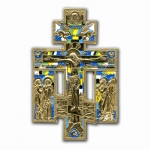 Крест киотный поморский “Распятие с предстоящими”