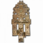 Крест киотный поповский “Распятие с предстоящими” с иконами