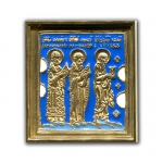 “Иоанн Богослов, Никола Чудотворец и митрополит Филипп”
